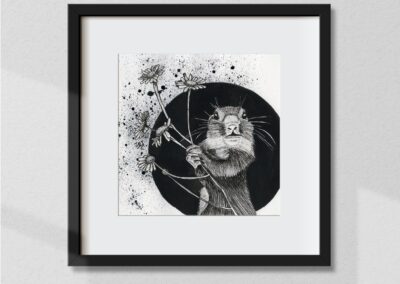 illustration design squirrel